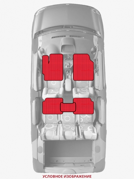 ЭВА коврики «Queen Lux» стандарт для Audi S3 (8P)
