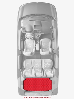 ЭВА коврики «Queen Lux» багажник для Jeep Cherokee (KL)